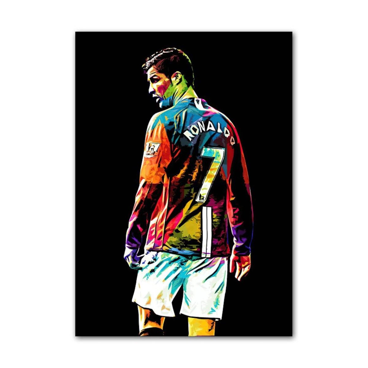 Poster Fußball Christiano Ronaldo bei Manchester United beste Momente als Deko Print ohne Rahmen - justgoodmood