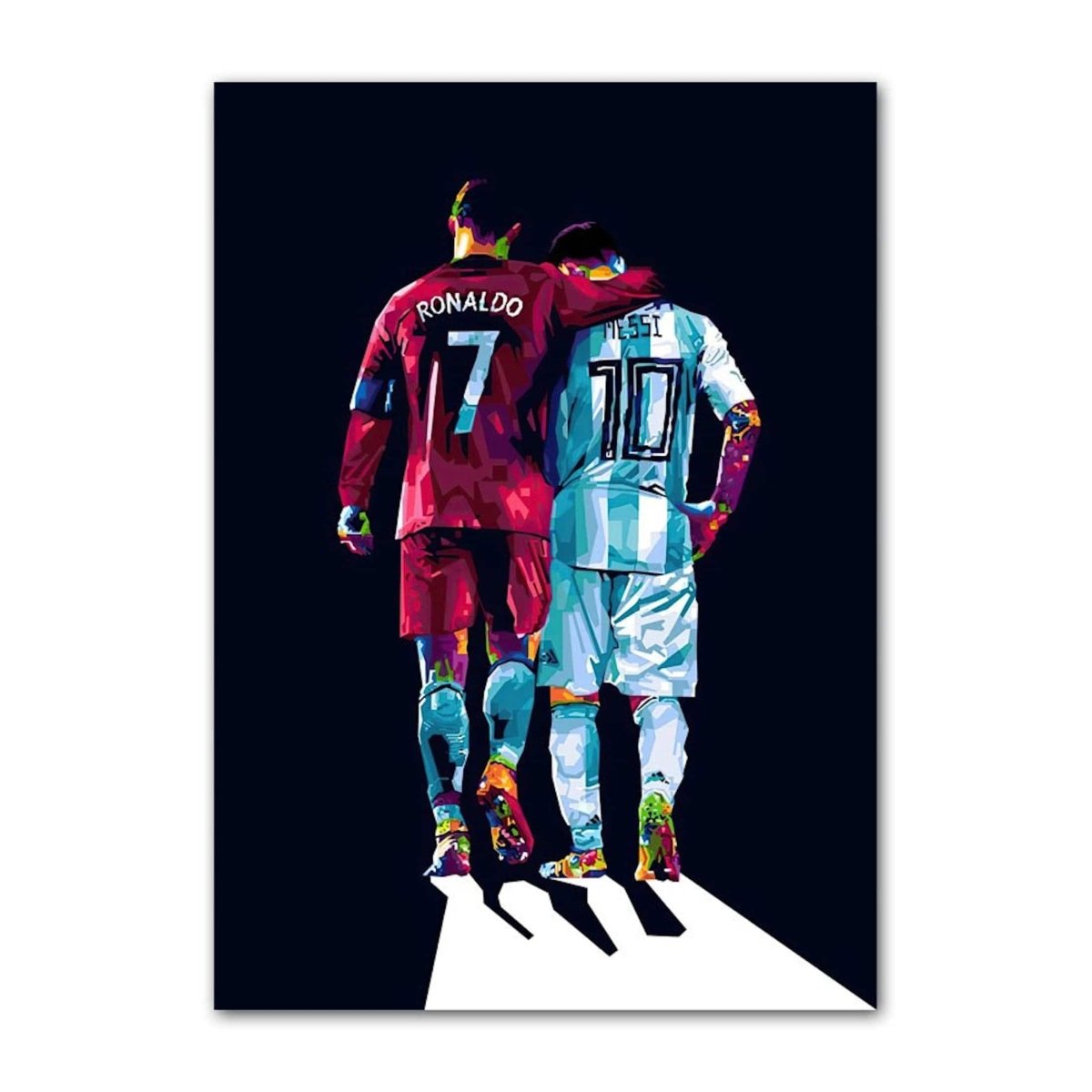 Poster Fußball Christiano Ronaldo bei Manchester United beste Momente als Deko Print ohne Rahmen - justgoodmood