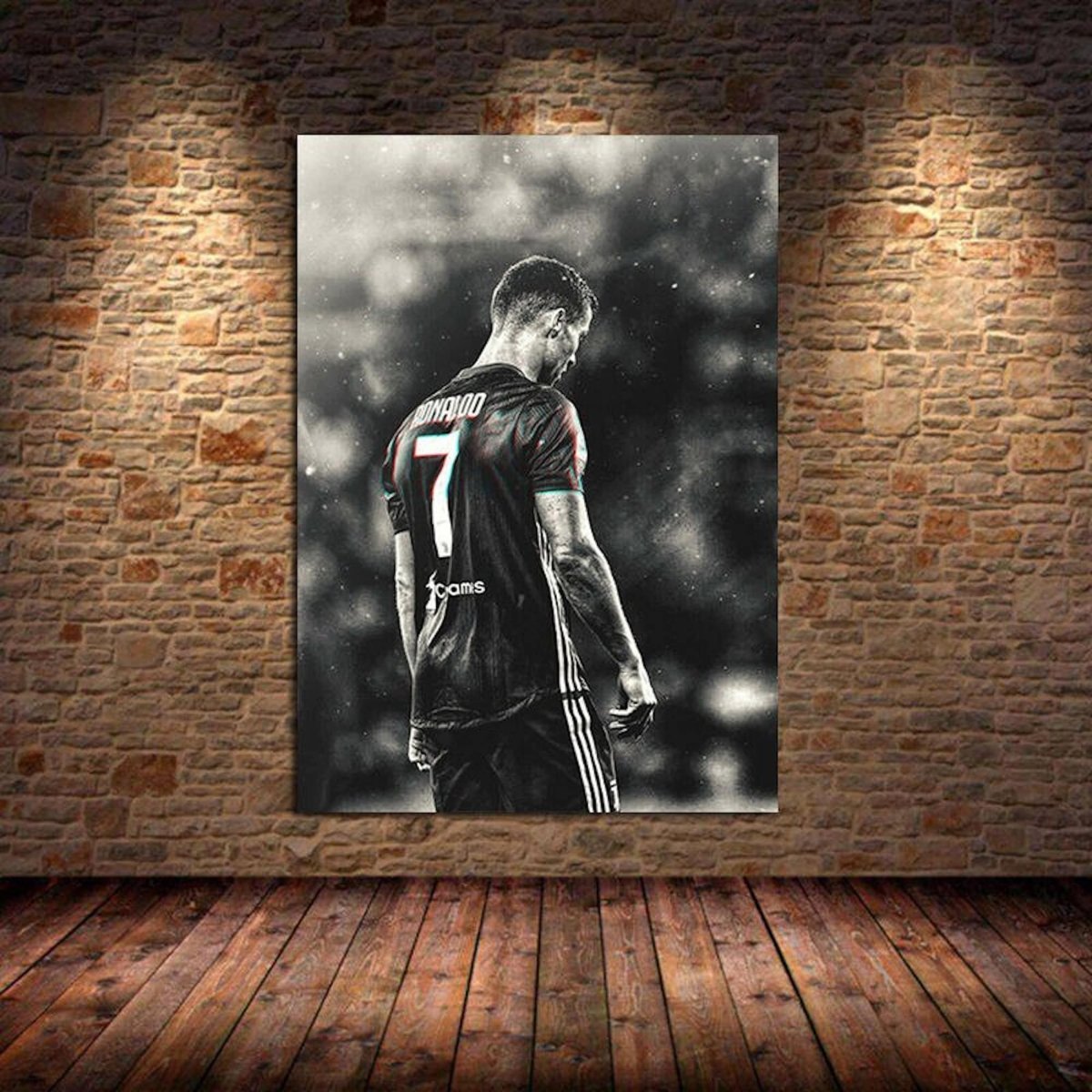 Poster Fußball Lionel Messi und andere Spieler als Deko Print ohne Rahmen - justgoodmood