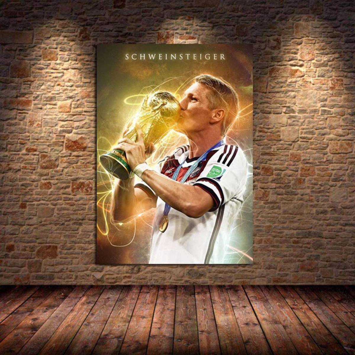 Poster Fußball Lionel Messi und andere Spieler als Deko Print ohne Rahmen - justgoodmood