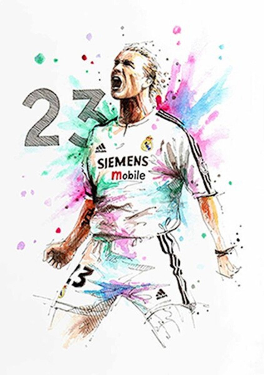 Poster Fußball Weltmeister Pokal Pele Ronaldo Neymar Jr. Messi als Deko Print ohne Rahmen - justgoodmood