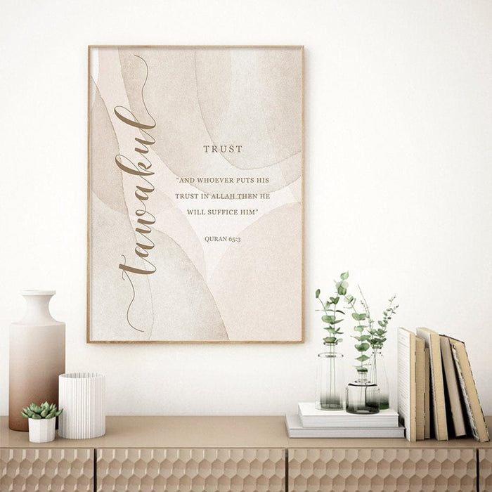 JUSTGOODMOOD Poster: Geduld, Dankbarkeit in Premium-Qualität