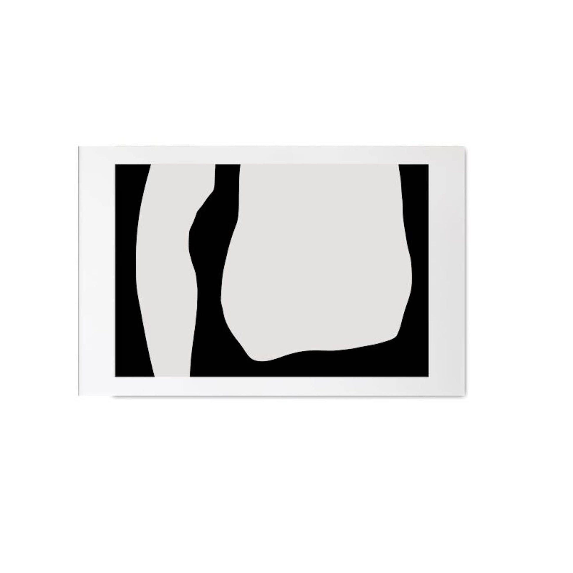 Poster Gesichter Linien und abstrakte Formen als Deko Print ohne Rahmen - justgoodmood