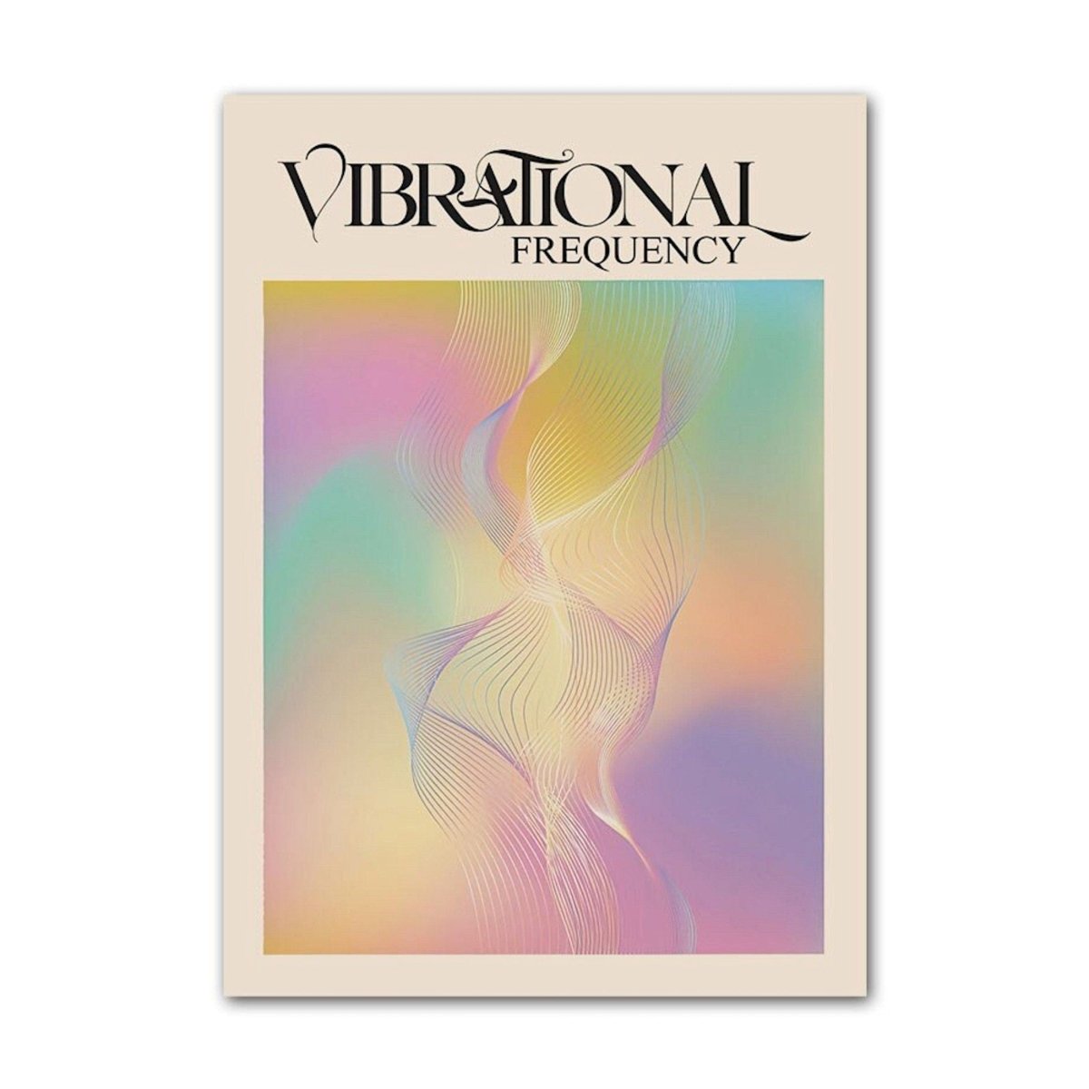 Poster Göttliche Kraft, Ausrichtung und Aura als Deko Print ohne Rahmen - justgoodmood