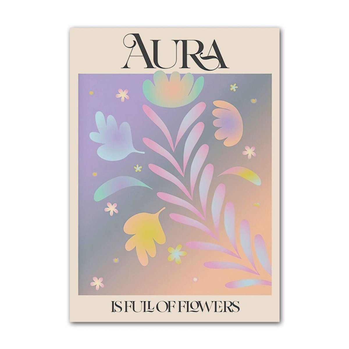 Poster Göttliche Kraft, Ausrichtung und Aura als Deko Print ohne Rahmen - justgoodmood