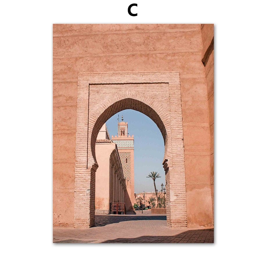 Poster Islam Abu Dhabi Moschee Arabische Architektur I Wandbilder Wohnzimmer & Schlafzimmer I Deko Print Bilder I ohne Rahmen - justgoodmood