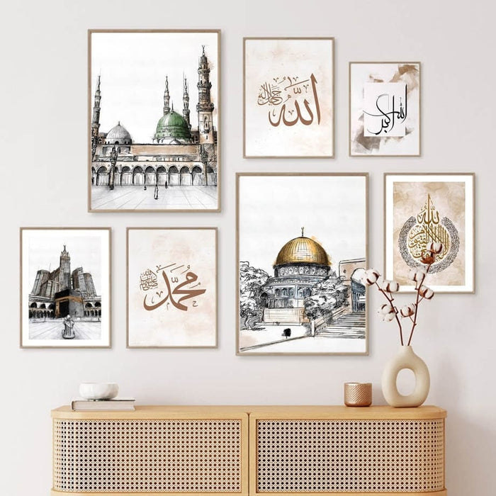 JUSTGOODMOOD Kaaba Poster – Premium Wandbilder