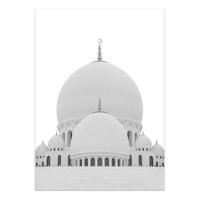 JUSTGOODMOOD Architektur Poster – Premium Baumwoll-Print