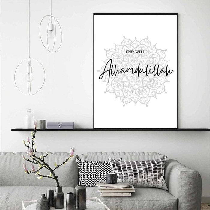 JUSTGOODMOOD Architektur Poster – Premium Baumwoll-Print