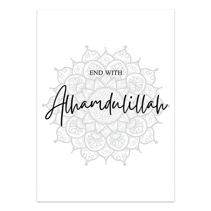 JUSTGOODMOOD Architektur Poster – Premium Baumwoll-Print