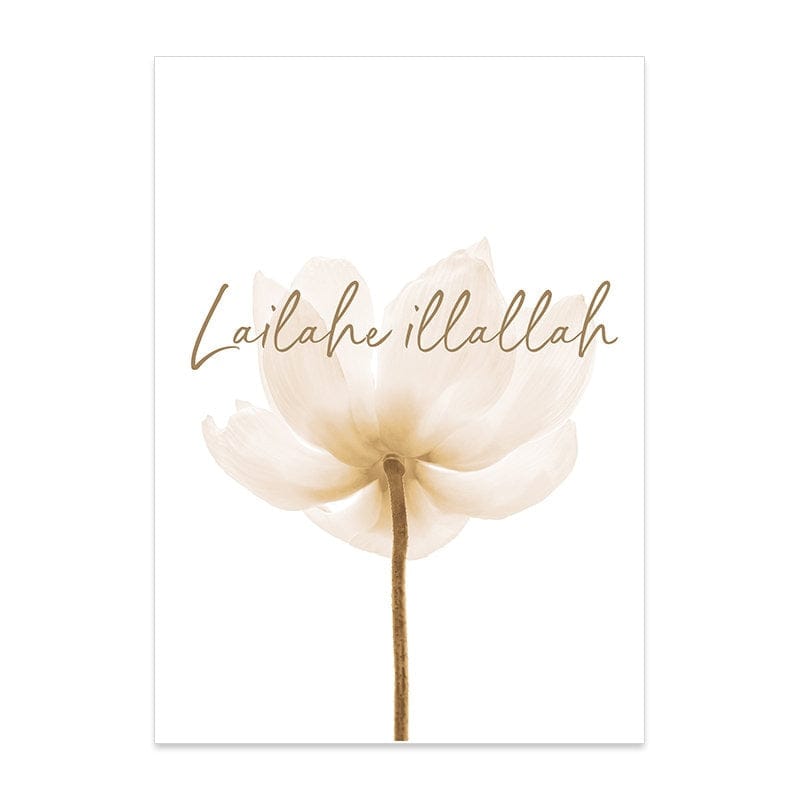 Poster Islamische Kalligraphie Boho Abstrakt I Wandbilder Wohnzimmer & Schlafzimmer I Deko Print Bilder I ohne Rahmen - justgoodmood