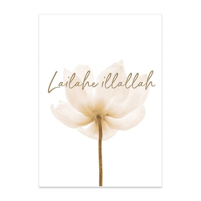 Poster Kalligraphie Boho auf Baumwolle – JUSTGOODMOOD