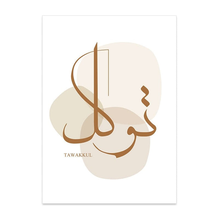Poster Kalligraphie Boho auf Baumwolle – JUSTGOODMOOD