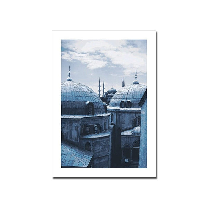 JUSTGOODMOOD Poster Blaue Moschee – Museum-Qualität