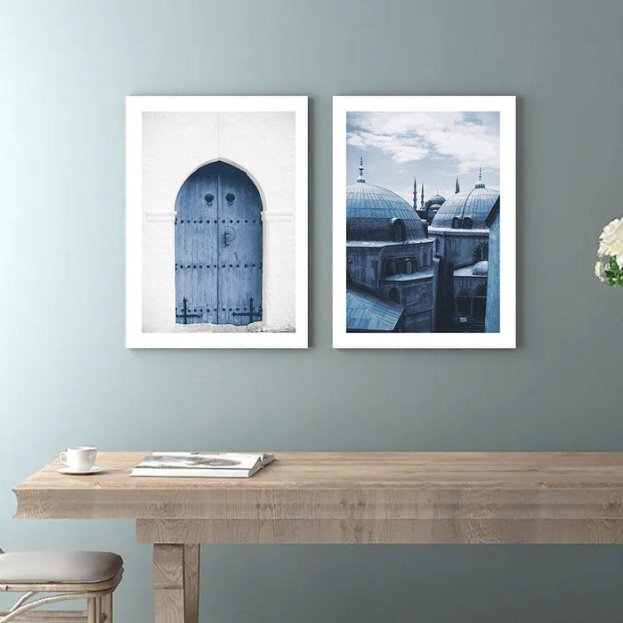 JUSTGOODMOOD Poster Blaue Moschee – Museum-Qualität