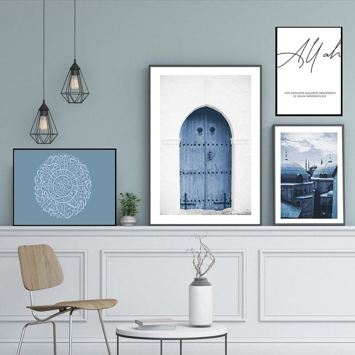 JUSTGOODMOOD Poster Blaue Moschee – Museum-Qualität
