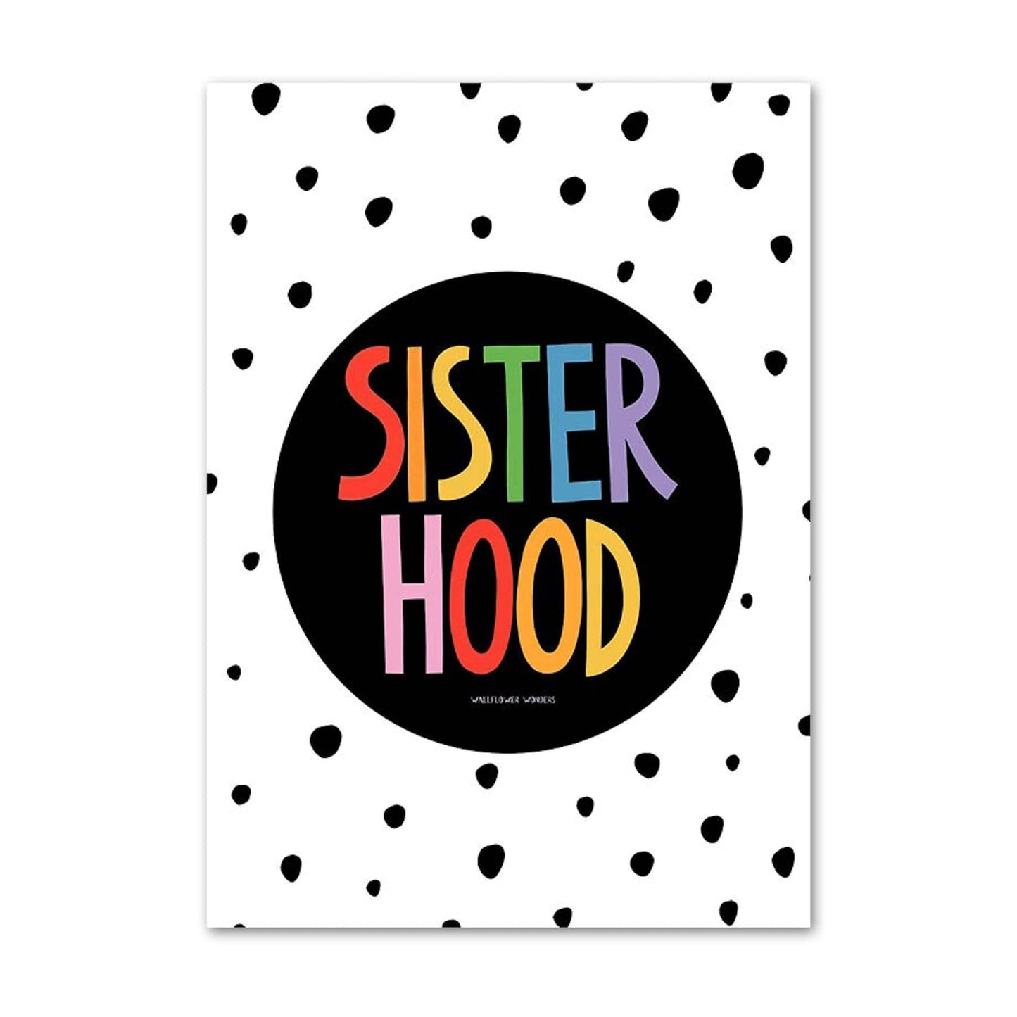Poster Kinder Mädchen Power und Liebe als Deko Print ohne Rahmen - justgoodmood