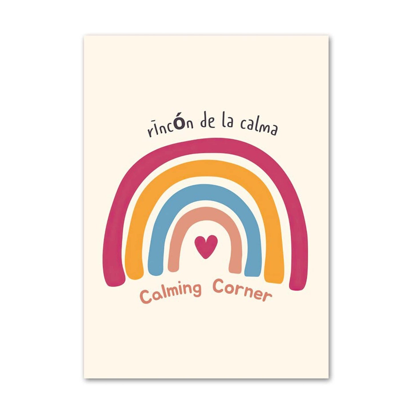 Poster Kinder Schule Mathe Symbole Rechen Tabelle Beruhigende Techniken als Deko Print ohne Rahmen - justgoodmood