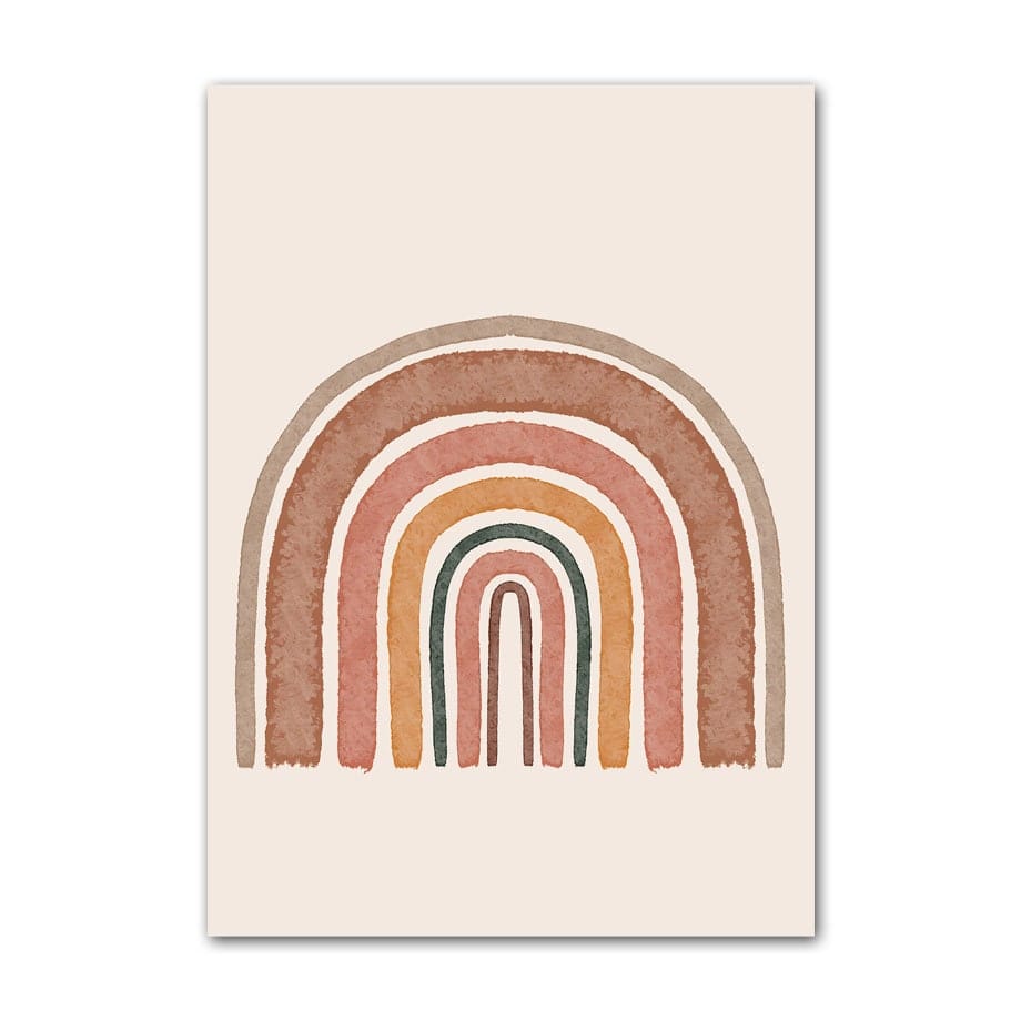 Poster Kinderzimmer Alpaka Regenbogen Kaktus Zeichentrick I Kinderzimmer Bilder I Wand Deko I Kunst Druck I Deko Print I ohne Rahmen - justgoodmood