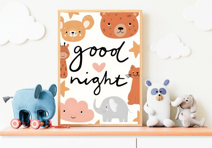 JUSTGOODMOOD Poster – Edle Kinderzimmer Deko