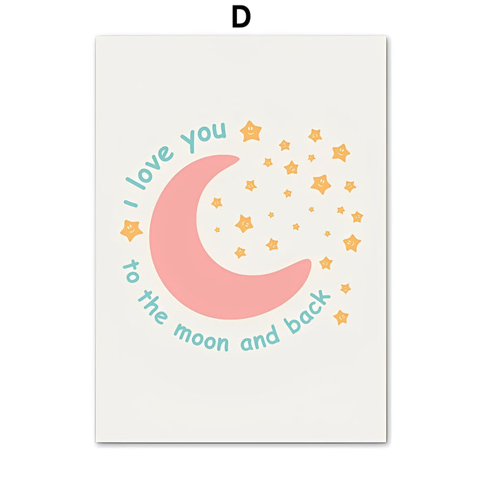 JUSTGOODMOOD Poster – Premium Wanddeko für Kinderzimmer