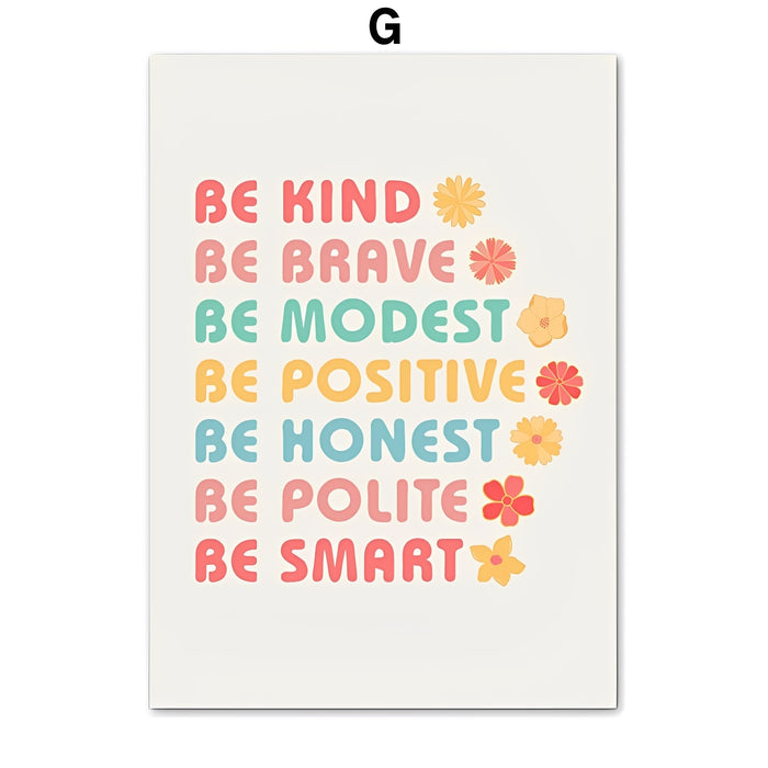JUSTGOODMOOD Poster – Premium Wanddeko für Kinderzimmer