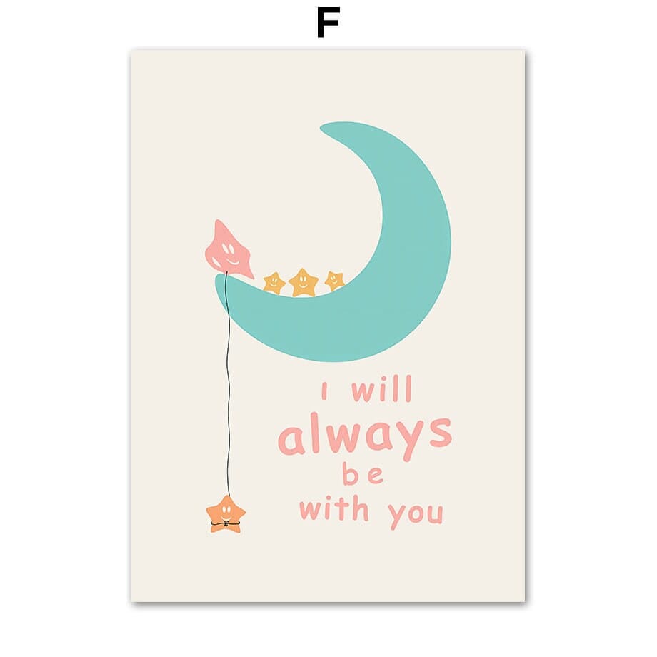 Poster Kinderzimmer Bilder Wolken Superhero Sonne I Kinderzimmer & Babyzimmer Bilder I Wand Deko I Kunstdruck I Deko Print I ohne Rahmen - justgoodmood