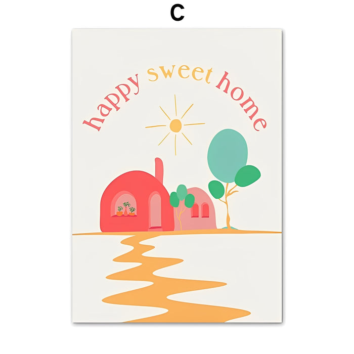 JUSTGOODMOOD Poster – Premium Wanddeko für Kinderzimmer