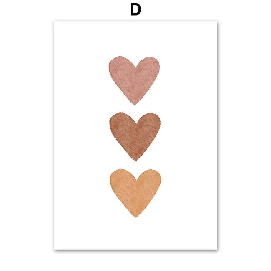 Poster Kinderzimmer Boho Sunshine Beige I Bilder Kinderzimmer & Spielzimmer I Deko Print ohne Rahmen | Bilder Set Kunstdruck - justgoodmood