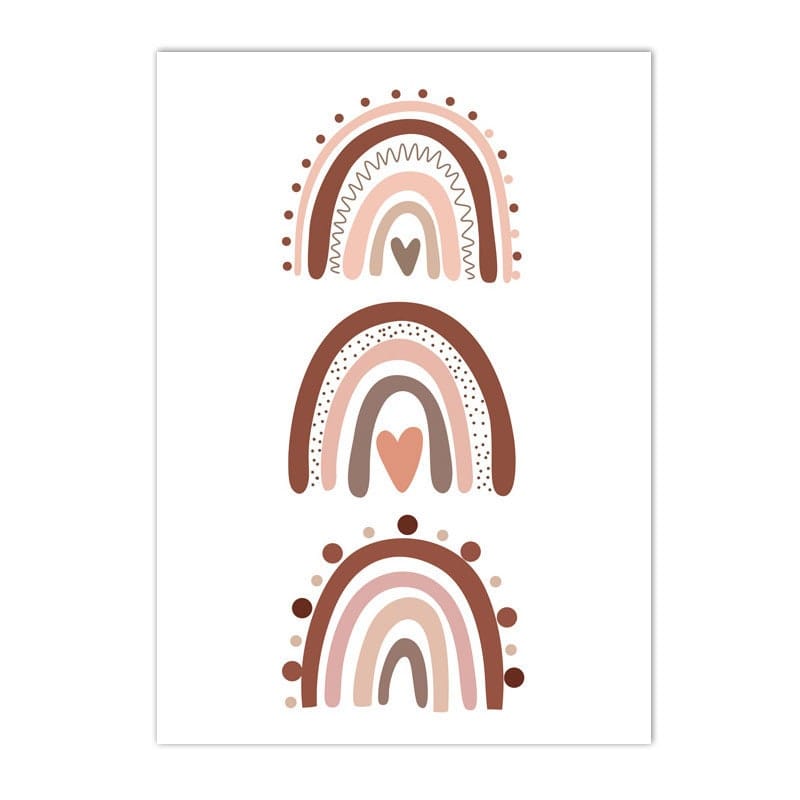 Poster Kinderzimmer Buchstaben Alphabet Boho I Kinderzimmer Bilder I Wand Deko I Kunst Druck I Deko Print I ohne Rahmen - justgoodmood