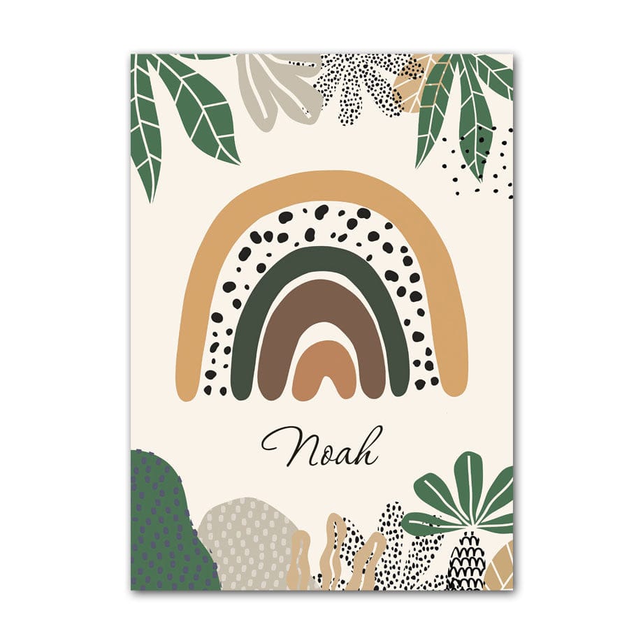 Poster Kinderzimmer Dschungel Tiere Hakuna Matata Löwe Tiger I Kinderzimmer Bilder I Wand Deko I Kunst Druck I Deko Print I ohne Rahmen - justgoodmood