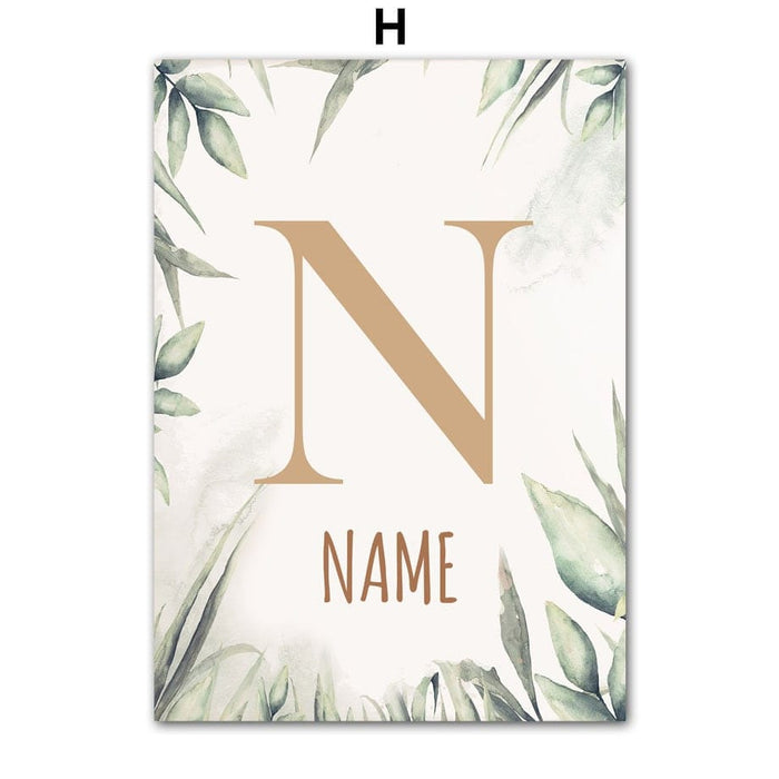 JUSTGOODMOOD Poster: Personalisierte Dschungel Tiere