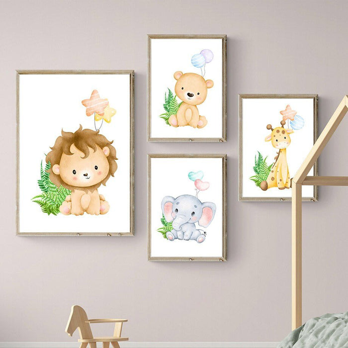 JUSTGOODMOOD Poster Kinderzimmer – Premium HD-Druck