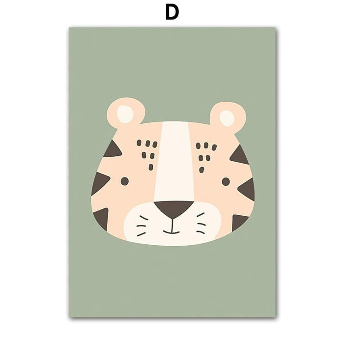 JUSTGOODMOOD Poster Kinderzimmer – Premium Canvas Art