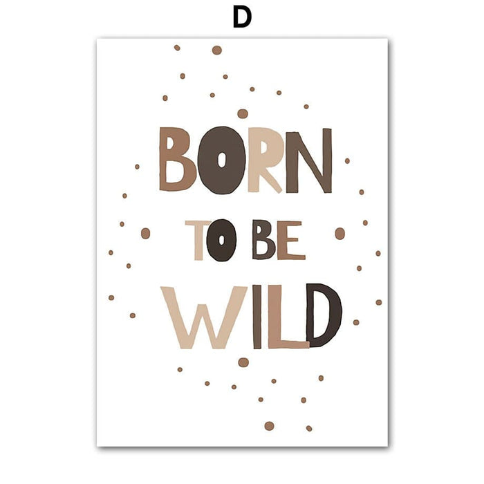 Hakuna Matata Poster – Premium Baumwoll-Canvas