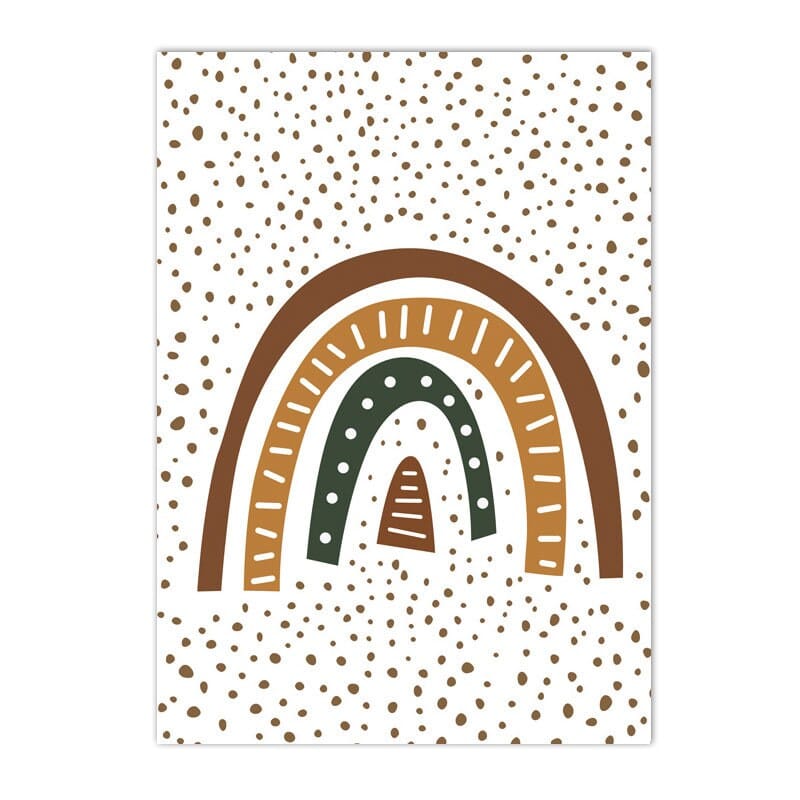 Poster Kinderzimmer Hakuna Matata Löwe Tiger gepunktet I Kinderzimmer Bilder I Wand Deko I Kunst Druck I Deko Print I ohne Rahmen - justgoodmood