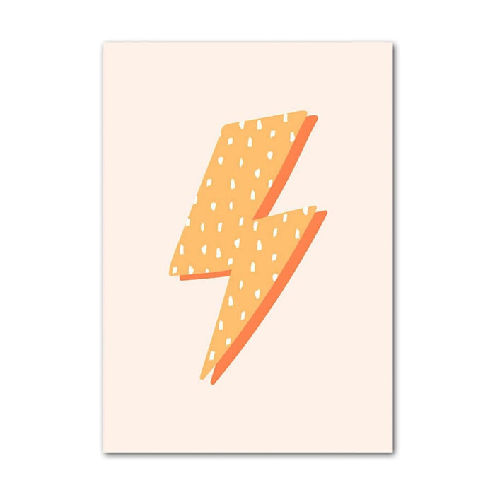 Poster Löwe Kinderzimmer – Premium Baumwoll-Canvas