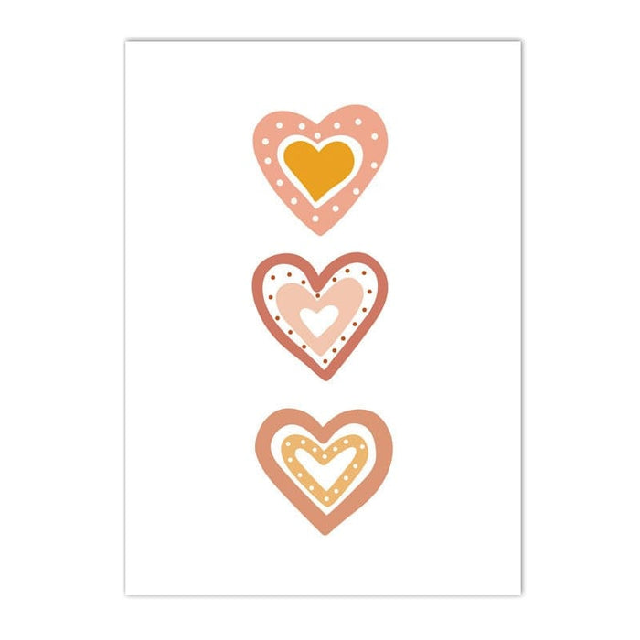 Kinderzimmer Poster Regenbogen Sonne – Premium Baumwolle