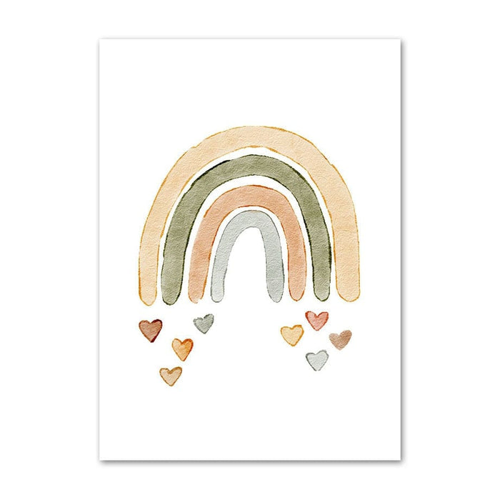 JUSTGOODMOOD Poster – Kinderzimmer Deko aus Baumwolle