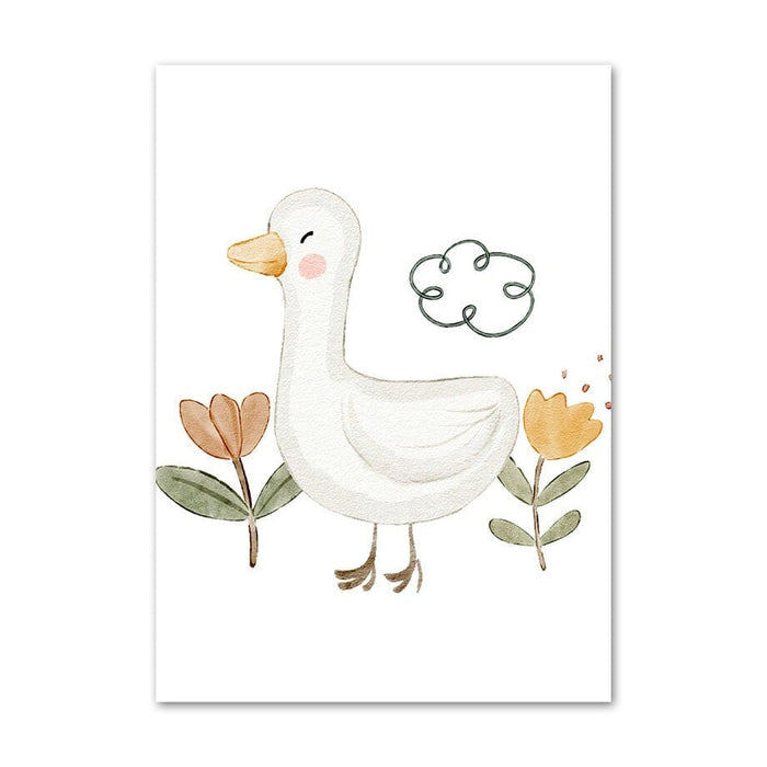 JUSTGOODMOOD Poster – Kinderzimmer Deko aus Baumwolle
