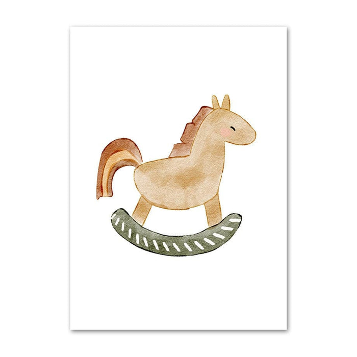 JUSTGOODMOOD Poster – Kinderzimmer Deko aus Baumwolle