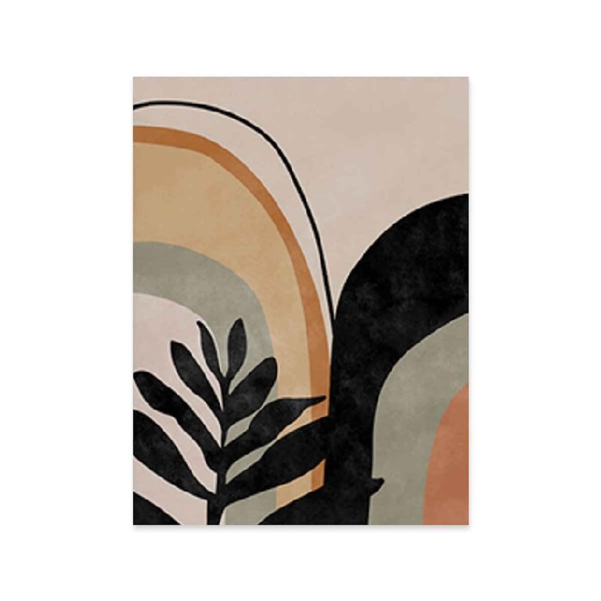 Poster Körper und Gesichtslinien als Deko Print ohne Rahmen - justgoodmood