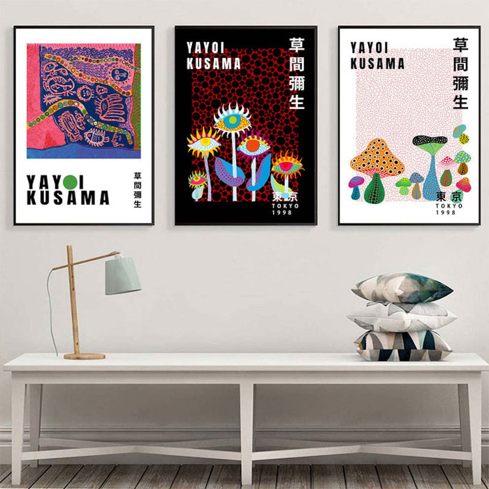 JUSTGOODMOOD Kusama Poster – Premium Wandkunst
