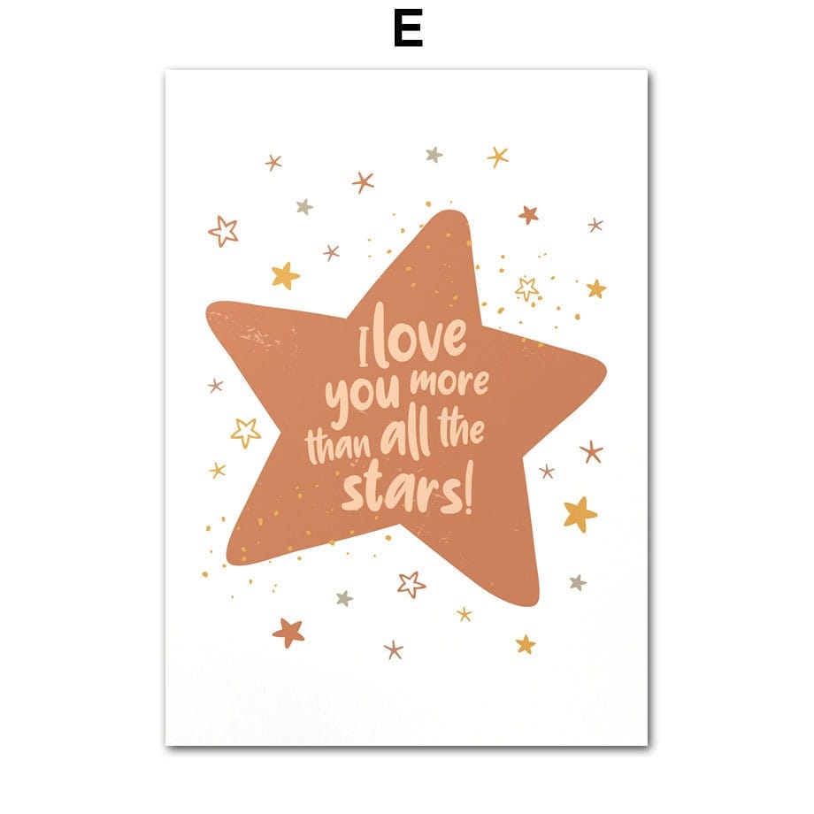 Poster Mädchen Power Sonne und Sterne als Deko Print ohne Rahmen - justgoodmood