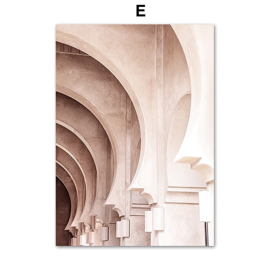 Poster Marokko Tor Arabische Architektur I Wandbilder Wohnzimmer & Schlafzimmer I Deko Print Bilder I ohne Rahmen - justgoodmood