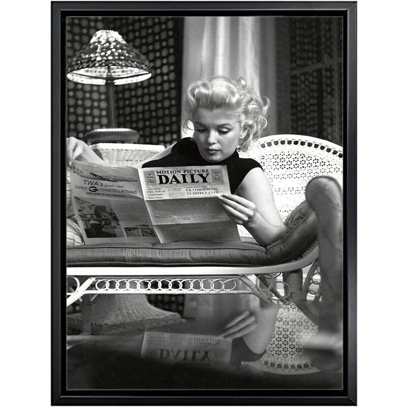 Poster Marylin Monroe I Wandbilder Wohnzimmer & Schlafzimmer I Deko Print Bilder I ohne Rahmen - justgoodmood