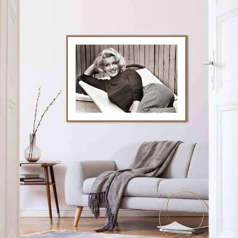 Poster Marylin Monroe I Wandbilder Wohnzimmer & Schlafzimmer I Deko Print Bilder I ohne Rahmen - justgoodmood