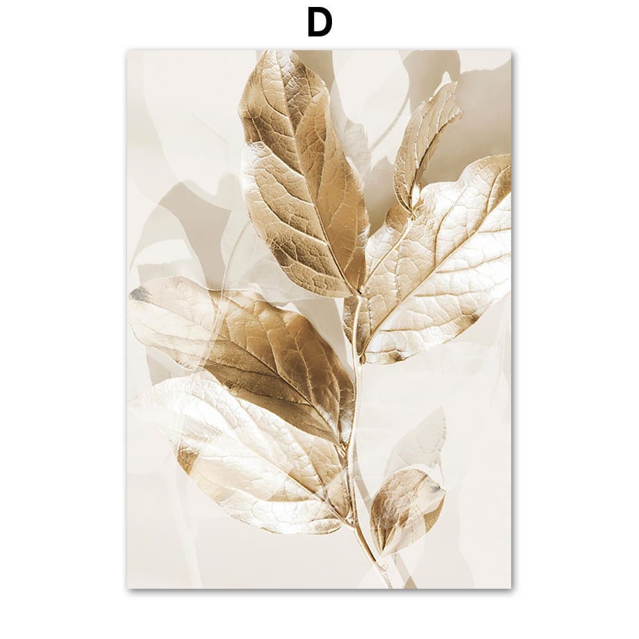 Poster Meer Pampasgras Beige Gold I Wandbilder Wohnzimmer & Schlafzimmer I Deko Print Bilder I ohne Rahmen - justgoodmood