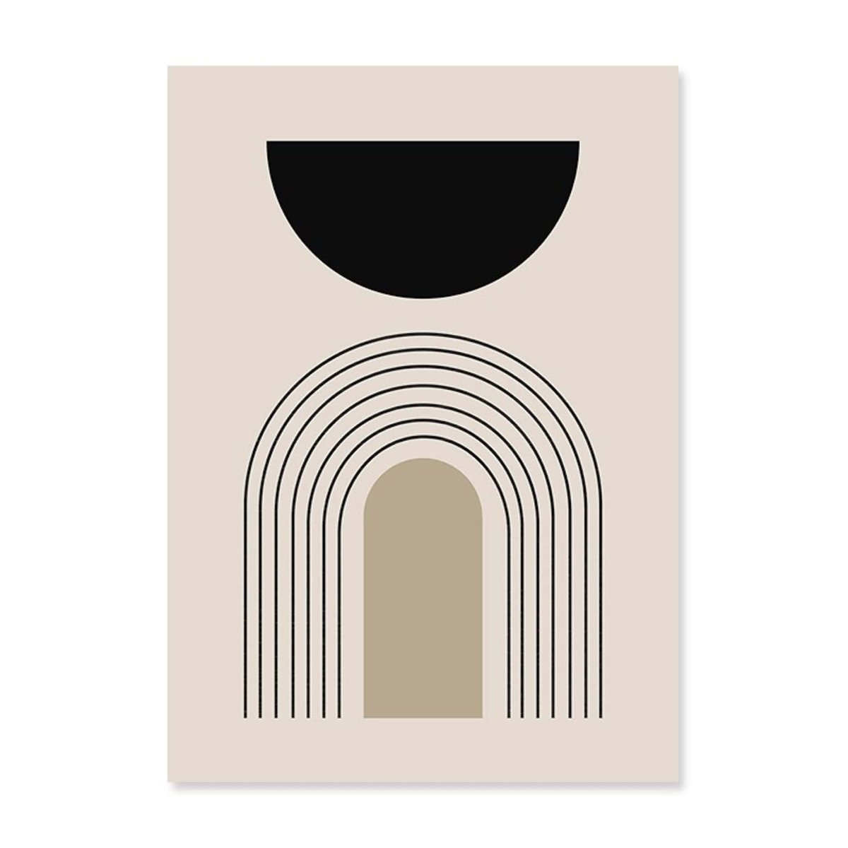 Poster Minimalistisch Matisse Cut Outs und Linienformen als Deko Print ohne Rahmen - justgoodmood