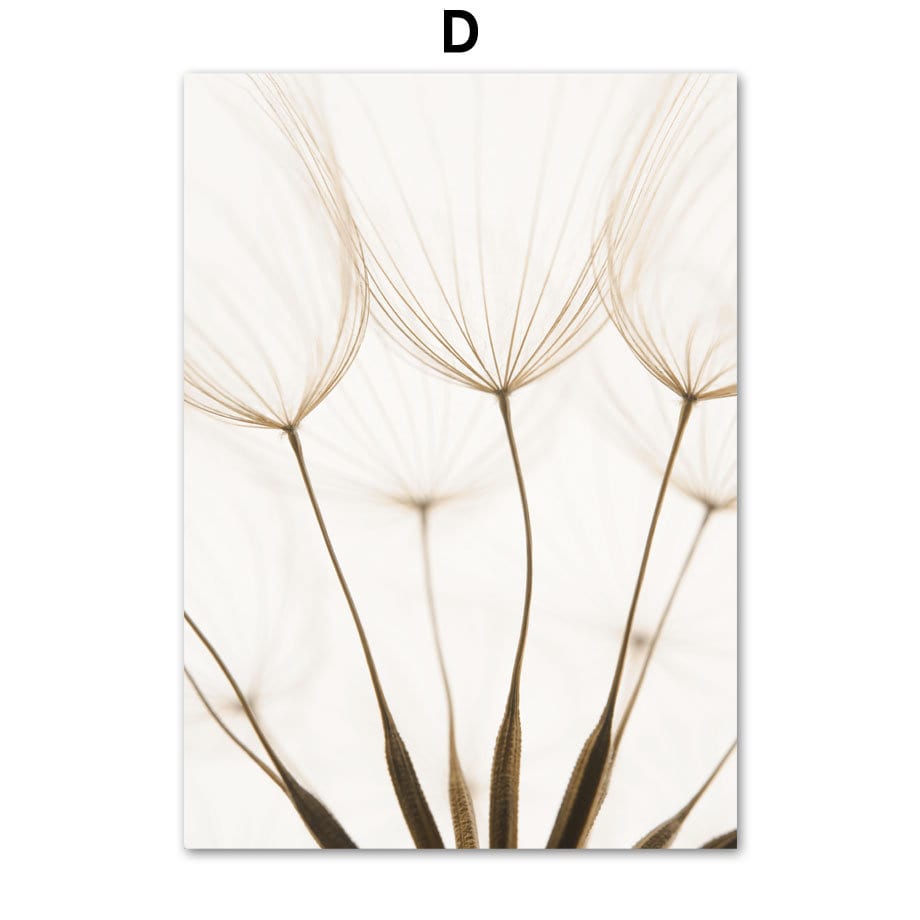 Poster Pampasgras Beige Liebe I Wandbilder Wohnzimmer & Schlafzimmer I Deko Print Bilder I ohne Rahmen - justgoodmood